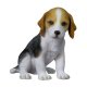 Beagle Puppy Ready to Adopt Dog Figurine