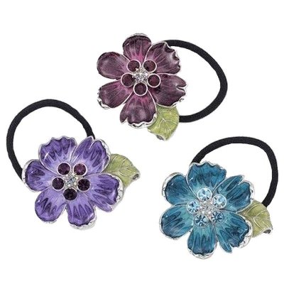 Dogwood Flower Ponytail Holder by Spring Street Design