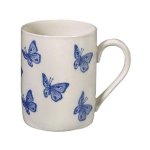 Blue Butterfly Design Tea Cup from Andrea by Sadek