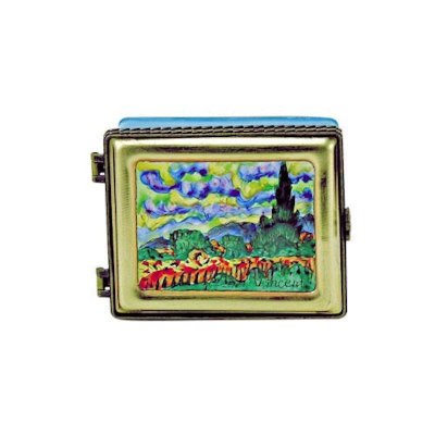 Van Gogh Wheat Field Trinket Box Figurine by Kelvin Chen