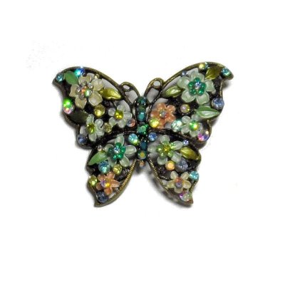 Gloriously Gorgeous Butterfly Brooch by I Love Bracelets