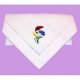 Floral Design Handmade Hand Embroidered Linen Napkin