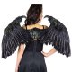 Maleficent Style Medium Black Feather Wings