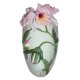 Orchid & Hummingbird Sculpted Wall Vase