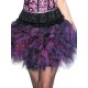 Brilliantly Fluffy Black & Purple Tulle Tutu Skirt