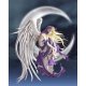 Moon Dreamer Fantasy Art Fairy Mouse Pad by Nene Thomas