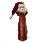 Santa Head Christmas Tassel Wine Cork