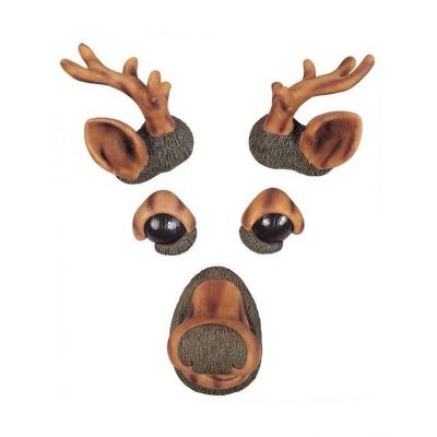 Deer Tree Face Garden Figurine
