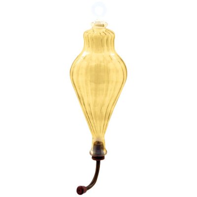Hummingbird Feeder Handmade Glass Teardrop Design