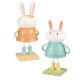 Easter Teacup Bunnies Rabbit Figurine by Grasslands Road