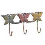 Butterfly Figurine Cast Iron Wall Hook