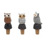 Owl Cork Figurine