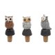 Owl Cork Figurine