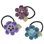 Dogwood Flower Ponytail Holder by Spring Street Design