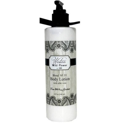 Shea Butter Body Lotion Western Wildflower Fragrance 8 oz