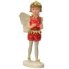 Strawberry Flower Fairy Mini Figurine by Cicely Mary Barker