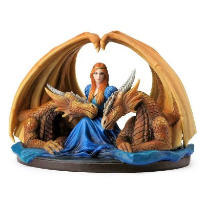 Fierce Loyalty Dragon Figurine by Anne Stokes