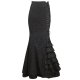 Mermaid Style Long Black Skirt