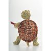 Playing Guitar Turtle Figurine Trinket Box by Keren Kopal