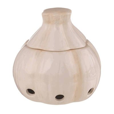 Ceramic Garlic Bulb Figurine Garlic Storage Jar