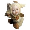 Baby in Animal Costume Plush Figurine