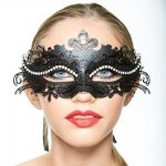 Enchanting Minx Masquerade Mask Tie on Style