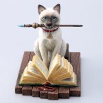 Hocus Pocus Cat Figurine by Lisa Parker