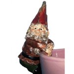 Just Hanging Around Pot Clinger Gnome Garden Figurine