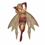 Amber Gemstone Fairy Ornament by Jessica Galbreth