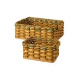 Flower Design Nested Baskets Set of 2
