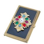Jeweled Cross Credit Card Wallet by Spring Street Design