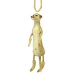 Meerkat Figurine Christmas Ornament by Bert Anderson