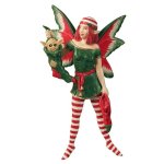Christmas Stocking Diva Fairy Ornament by Amy Brown