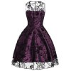 Lace Illusion Evening Wear Dress