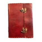 Double Metal Clasps Handmade Leather Journal