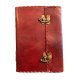 Double Metal Clasps Handmade Leather Journal