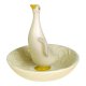 Duck Figurine Ceramic Ring Holder Bowl