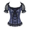 A Stunning Dragon Empress Corset Top with Sleeves