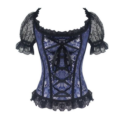 A Stunning Dragon Empress Corset Top with Sleeves