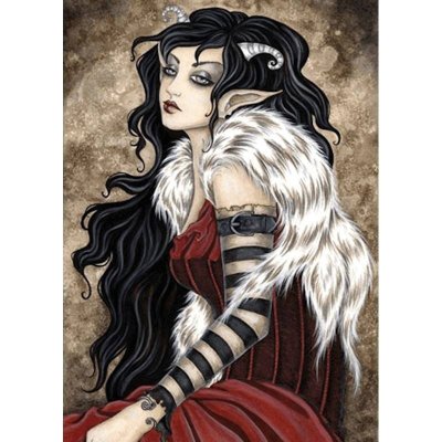 Lissette Gothic Fantasy Art Fairy Journal by Amy Brown