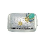 Gemstone Bee Small Metal Pillbox by Spring Street Design