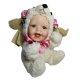 Baby in Animal Costume Plush Figurine