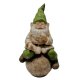 On the Ball Statue Large Gnome Garden Figurine On the Ball Statue Large Gnome Garden Figurine