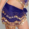 Gold Coin Hip Scarf Belly Dance Costume