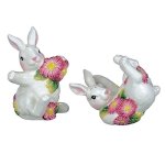 Bunny Figurines Salt & Pepper Set from Andrea by Sadek