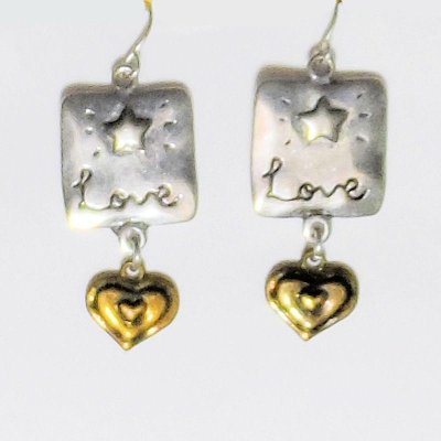 I Love You Chandelier Earrings by I Love Bracelets