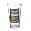 Funny Beer Glasses Set of 4 by Grasslands Road
