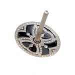 Crystal Elegance Black Ring Holder by Spring Street Design