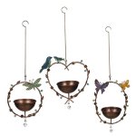 Birds & Butterflies Bird Feeder Hanging Garden Ornament