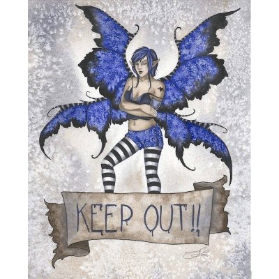 Keep Out Fairy Fantasy Art by Amy Brown
